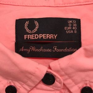 Sac Bowling Fred Perry Rouge - Style Amy Winehouse - Cuir - Occasion Très Bon état